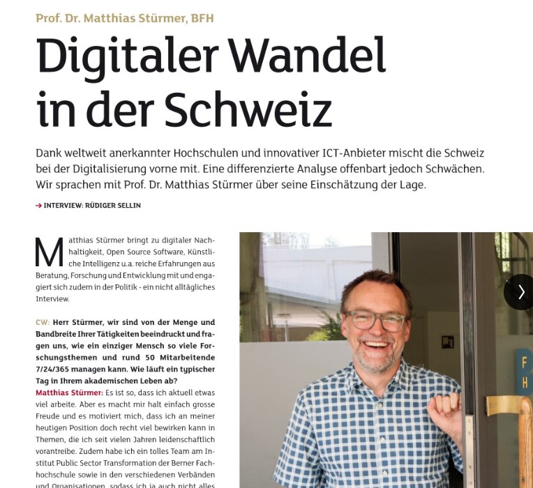 Digitaler Wandel - Interview